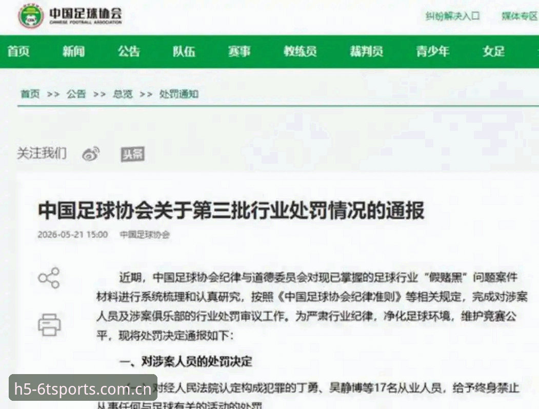 中国足协第三批禁足名单公布，哪些行为导致终身禁赛？